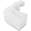 Flash Furniture Hercules Alon 6 Piece Reception Seating in White