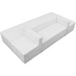 Flash Furniture Hercules Alon 6 Piece Reception Seating in White