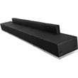 Flash Furniture Hercules Alon 6 Piece Reception Seating in Black