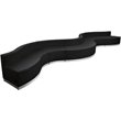 Flash Furniture Hercules Alon 8 Piece Reception Seating in Black