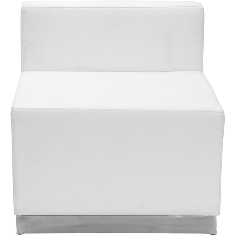 Flash Furniture Hercules Alon 9 Piece Reception Seating in White