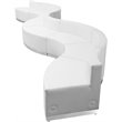 Flash Furniture Hercules Alon 8 Piece Reception Seating in White