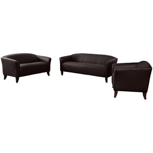 Flash Furniture Hercules Imperial Series Reception Set in Brown