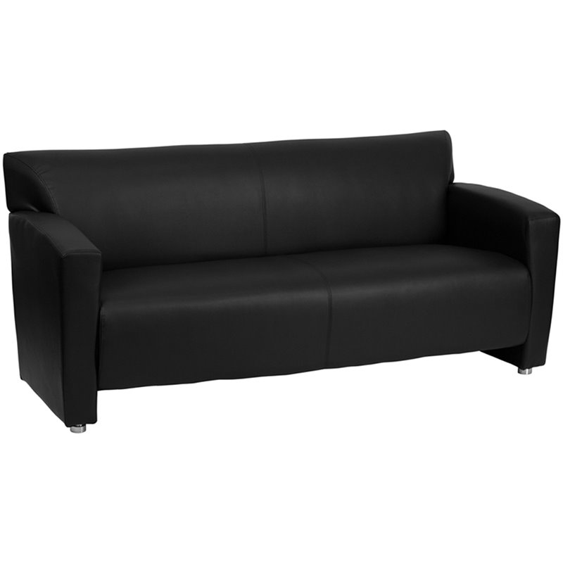 Flash Furniture Hercules Majesty Series Reception Set in Black