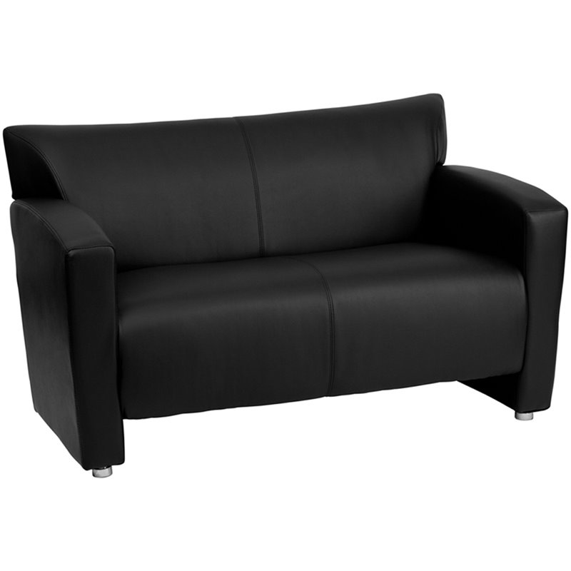 Flash Furniture Hercules Majesty Series Reception Set in Black