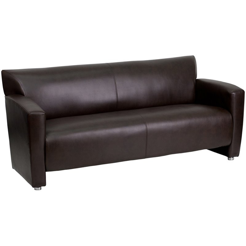 Flash Furniture Hercules Majesty Series Reception Set in Brown