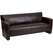 Flash Furniture Hercules Majesty Series Reception Set in Brown