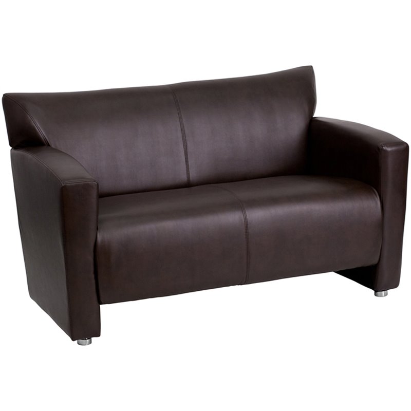 Flash Furniture Hercules Majesty Series Reception Set in Brown