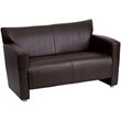 Flash Furniture Hercules Majesty Series Reception Set in Brown