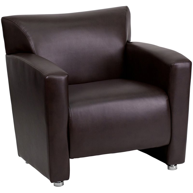 Flash Furniture Hercules Majesty Series Reception Set in Brown