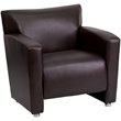 Flash Furniture Hercules Majesty Series Reception Set in Brown