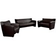 Flash Furniture Hercules Majesty Series Reception Set in Brown