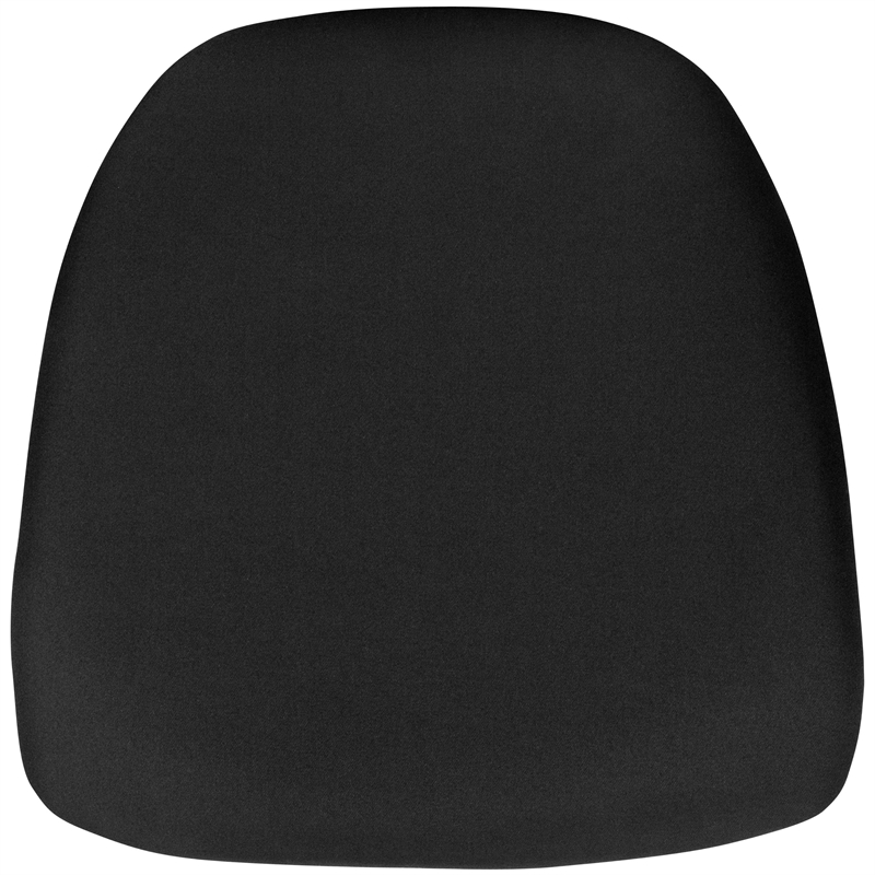 Flash Furniture Hard Chiavari Chair Cushion in Black