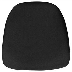 flash furniture hard chiavari chair cushion in black