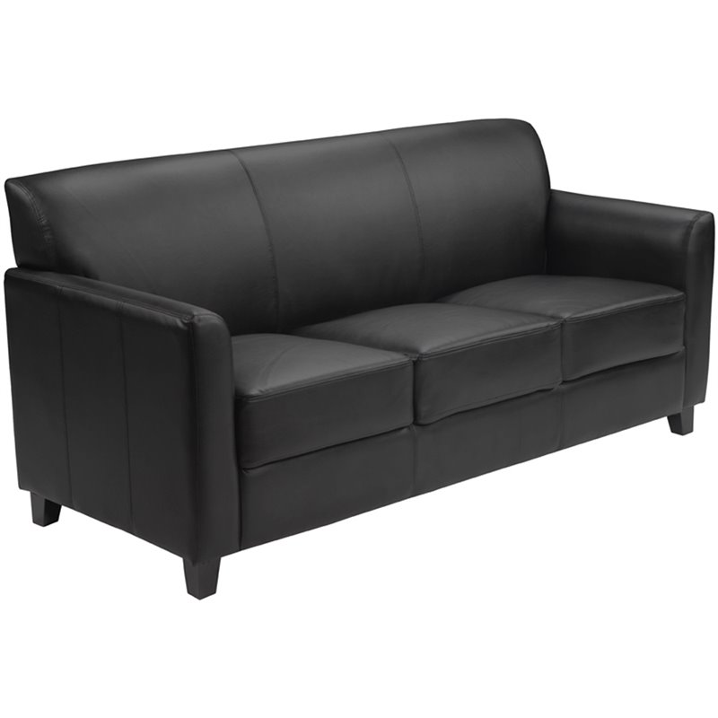 Flash Furniture Hercules Diplomat Series Reception Set in Black