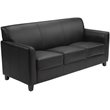 Flash Furniture Hercules Diplomat Series Reception Set in Black