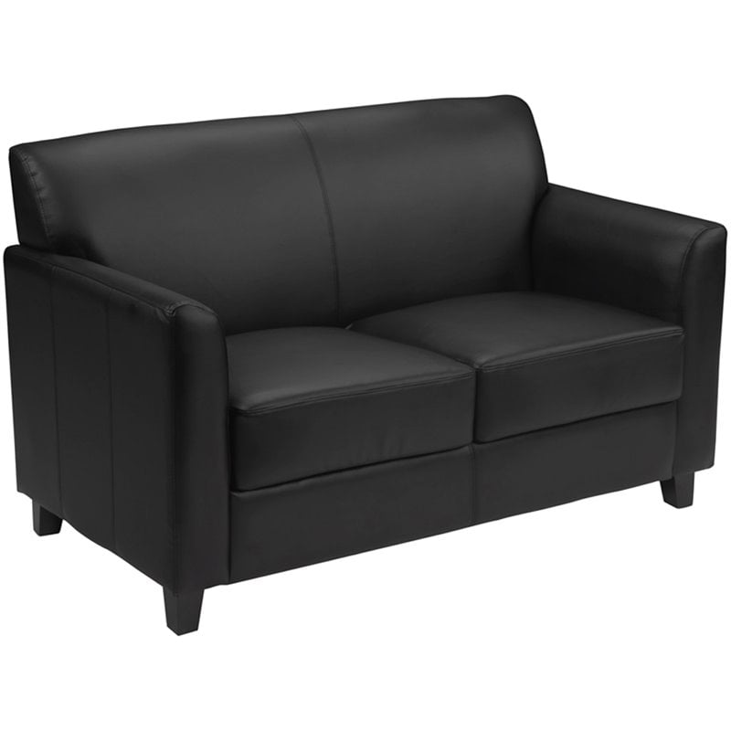 Flash Furniture Hercules Diplomat Series Reception Set in Black