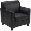 Flash Furniture Hercules Diplomat Series Reception Set in Black