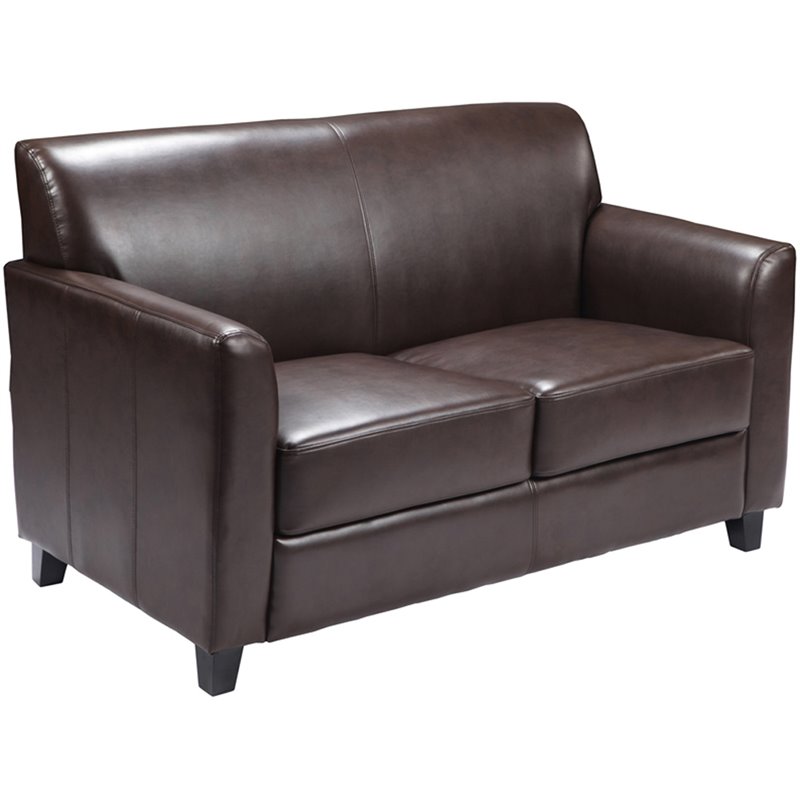 Flash Furniture Hercules Diplomat Series Reception Set in Brown