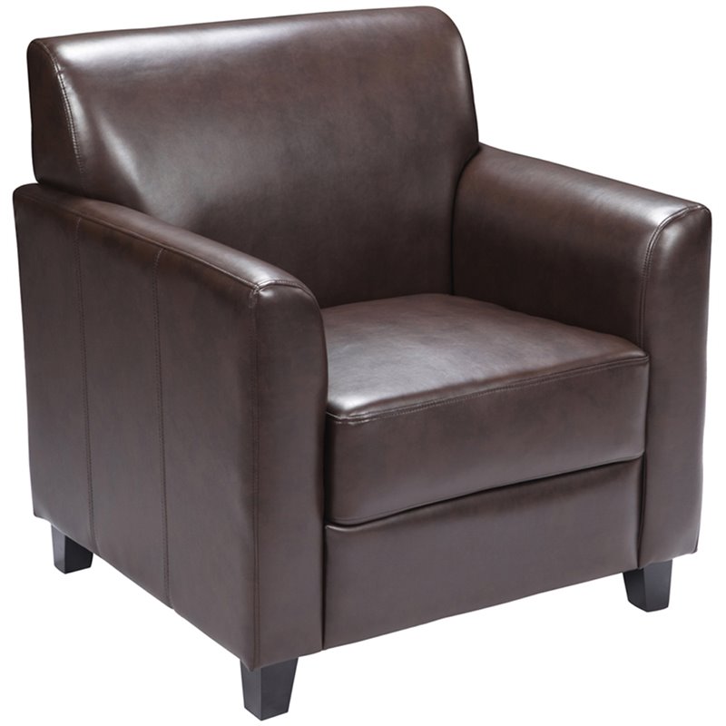 Flash Furniture Hercules Diplomat Series Reception Set in Brown