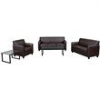 Flash Furniture Hercules Diplomat Series Reception Set in Brown