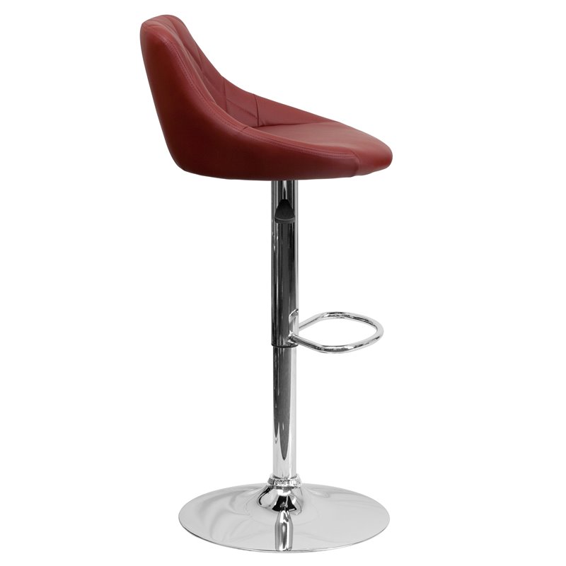 Burgundy bar online stools