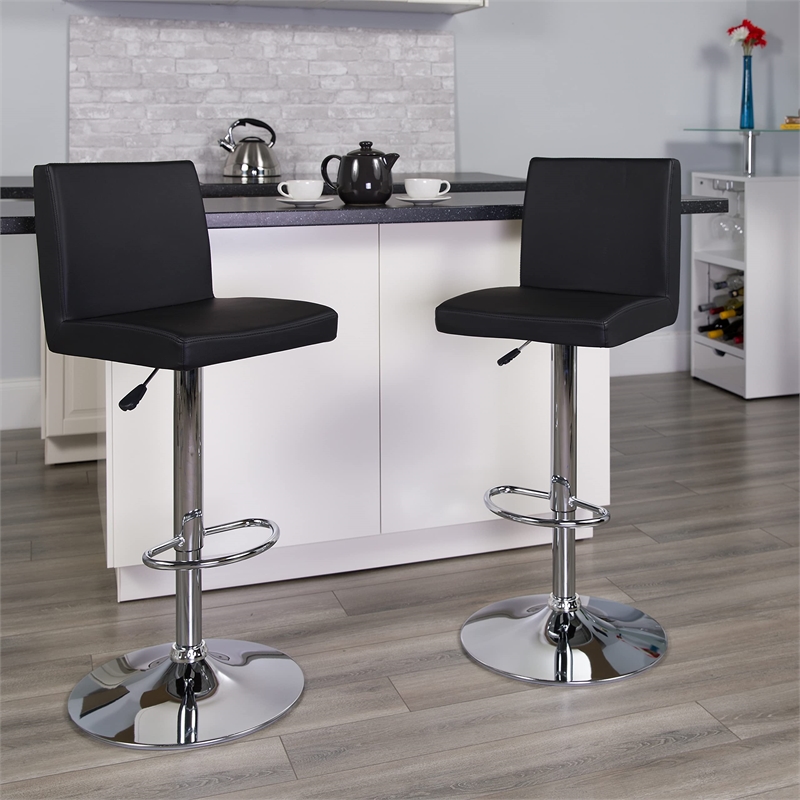 Flash Furniture Contemporary Bar Stool in Brown