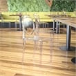 Flash Furniture Ghost Side Chair In Clear