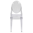 Flash Furniture Ghost Side Chair In Clear