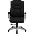 Flash Furniture Hercules Series Tall Office Chair with Arms in Black