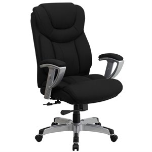 flash furniture hercules series tall office chair with arms in black