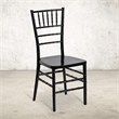 Flash Furniture Elegance Stacking Chiavari Dining Chair in Black