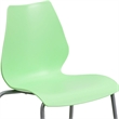 Flash Furniture Hercules Stacking Chair with Lumbar Support in Green