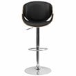 Flash Furniture Adjustable Wood Bar Stool In Beech