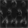 Flash Furniture Hard Tufted Vinyl Chiavari Chair Cushion in Black
