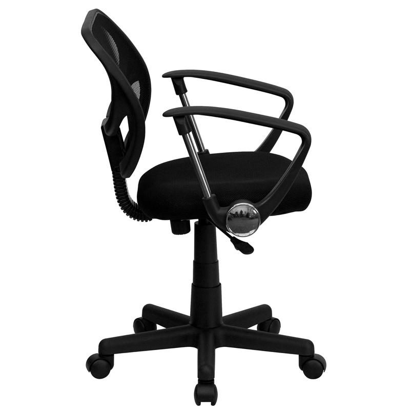 Flash Furniture Mid-Back Black Mesh  Office Chair