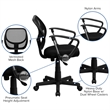 Flash Furniture Mid-Back Black Mesh  Office Chair