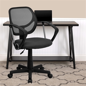 Flash Furniture Mid-Back Gray Mesh  Office Chair