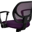Flash Furniture Mid-Back Purple Mesh  Office Chair