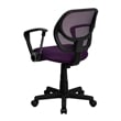 Flash Furniture Mid-Back Purple Mesh  Office Chair
