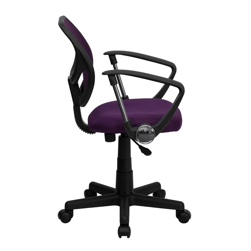 Flash Furniture Mid-Back Purple Mesh  Office Chair