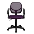 Flash Furniture Mid-Back Purple Mesh  Office Chair