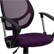 Flash Furniture Mid-Back Purple Mesh  Office Chair