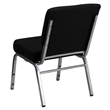 Flash Furniture Hercules Stacking Church Stacking Chair in Black