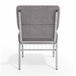 Flash Furniture Hercules Series Church Stacking Chair in in Gray
