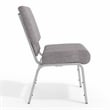 Flash Furniture Hercules Series Stacking Church Stacking Chair in Gray