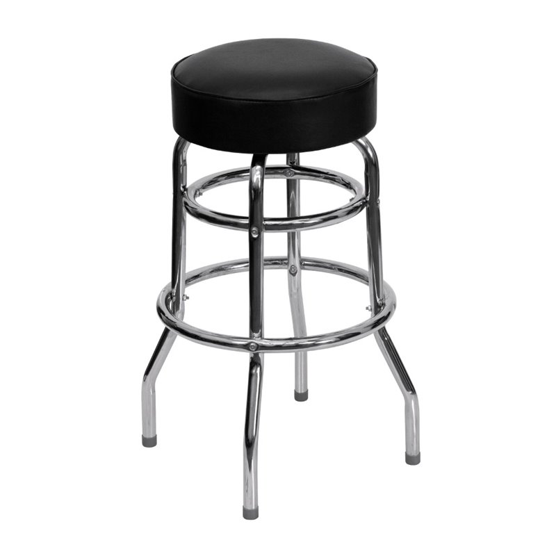 Flash Furniture 30 25 Metal Restaurant Bar Stool In Black Flash Furniture 30 25 Metal Restaurant Bar Stool In Black