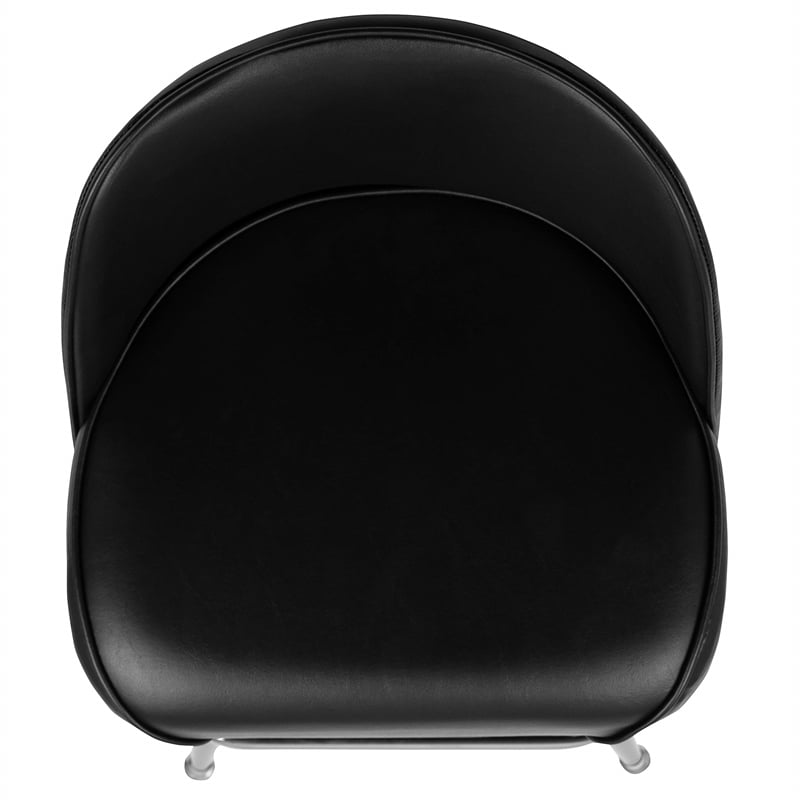 Flash Furniture Metal Barstool With Swivel Bucket Seat In Black
