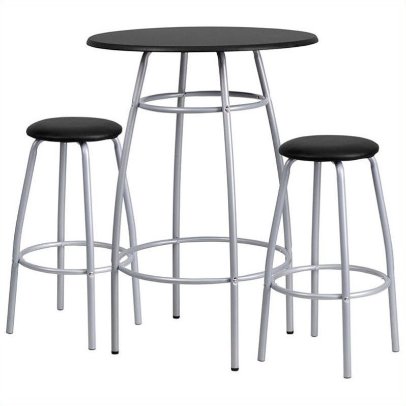 Contemporary Bar Height Table and Stool Set - YB-YJ922-GG