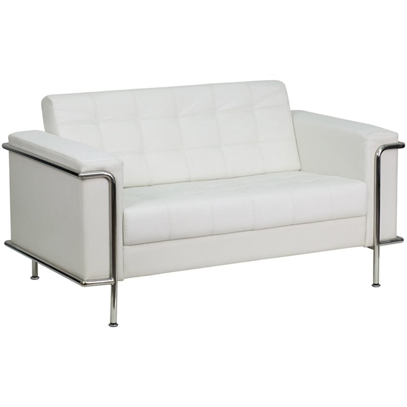 Flash Furniture Hercules Lesley Series Reception Set in White